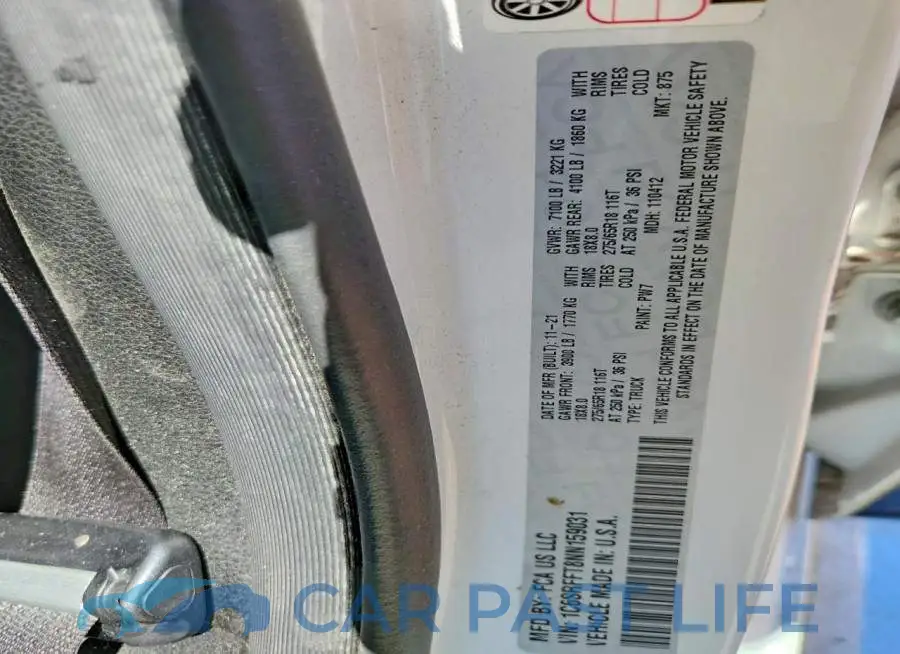 1C6SRFFT8NN159031# 12