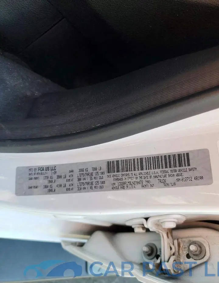 1C6SRFLM9LN270472# 12