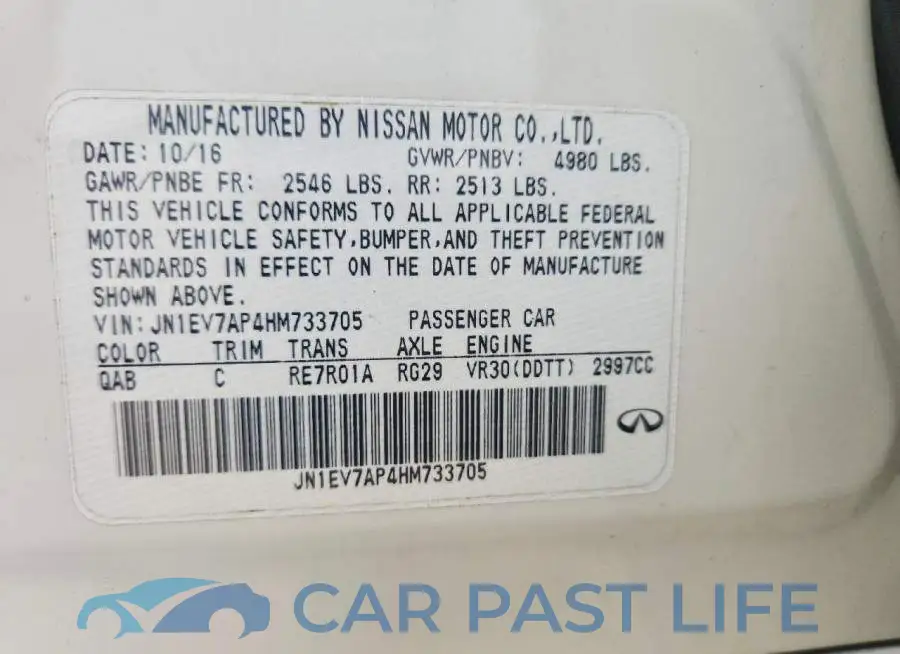 JN1EV7AP4HM733705# 12