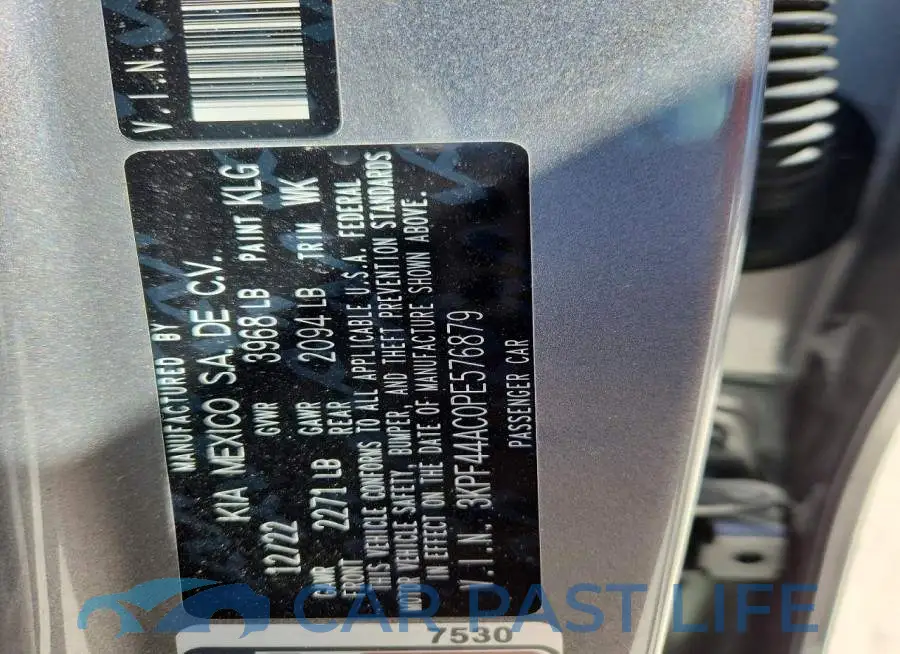 3KPF44AC0PE576879# 13
