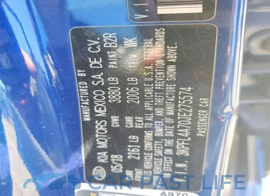 3KPFL4A70JE275574# 12