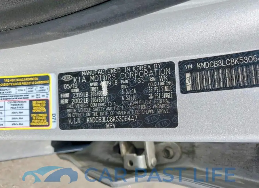 KNDCB3LC8K5306447# 13