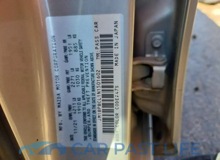 JM1BPBCL1N1501602# 13