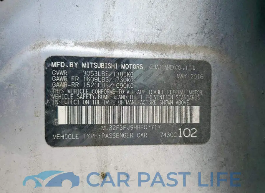 ML32F3FJ9HHF07717# 13