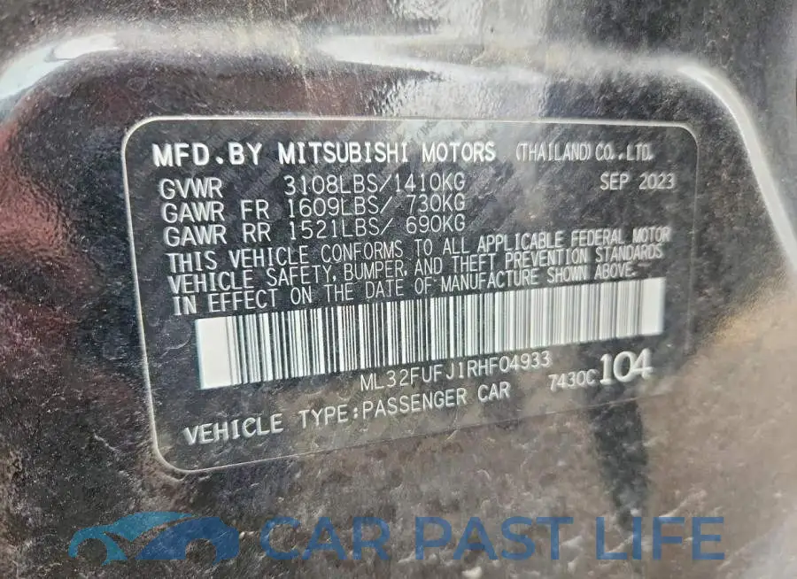 ML32FUFJ1RHF04933# 12
