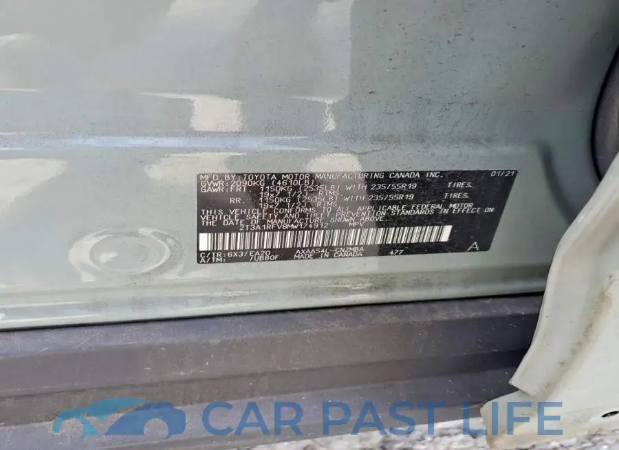 2T3A1RFV8MW174912# 13