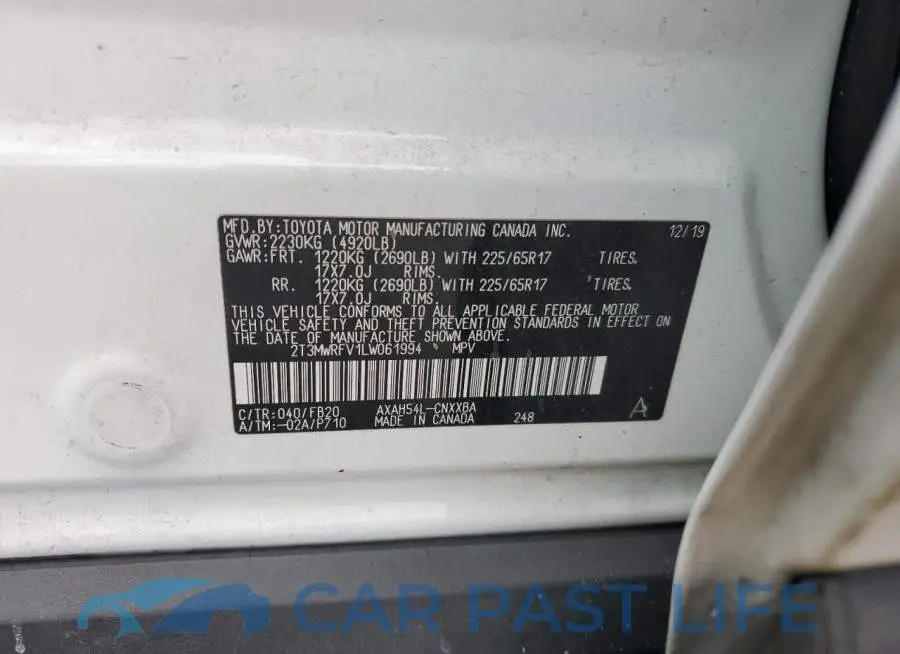 2T3MWRFV1LW061994# 13
