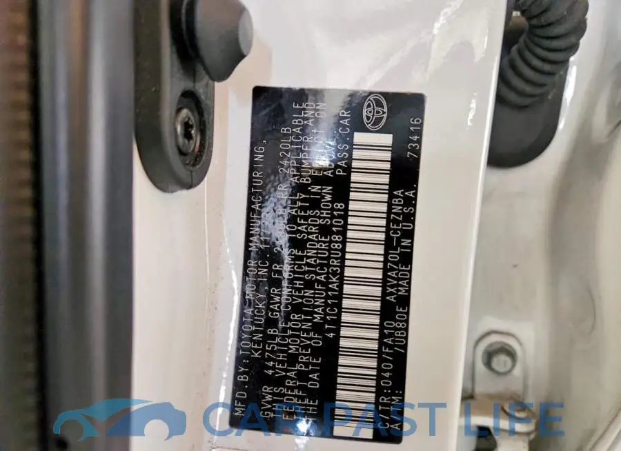 4T1C11AK3RU881018# 13