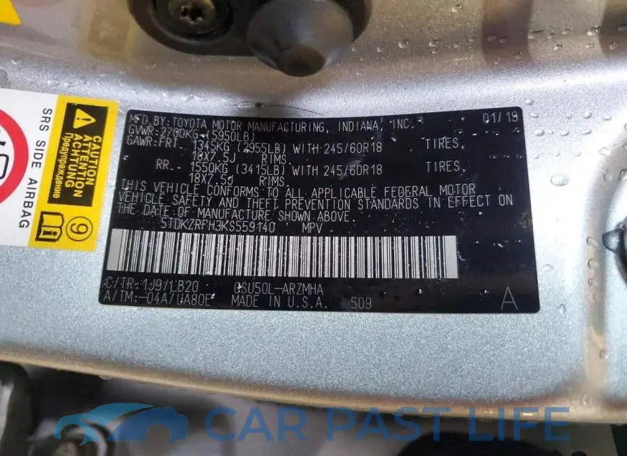 5TDKZRFH3KS559140# 14
