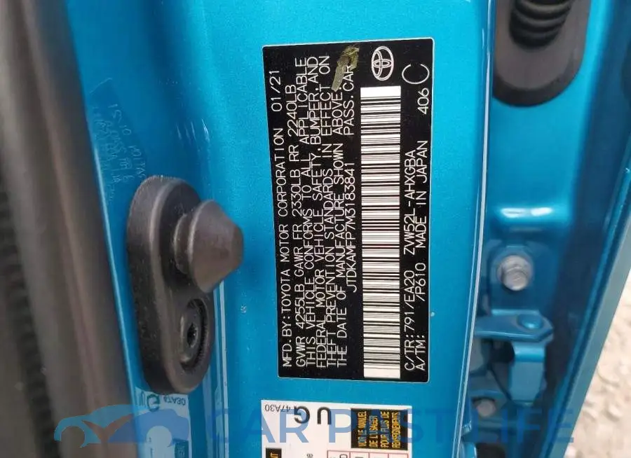JTDKAMFP7M3183841# 13