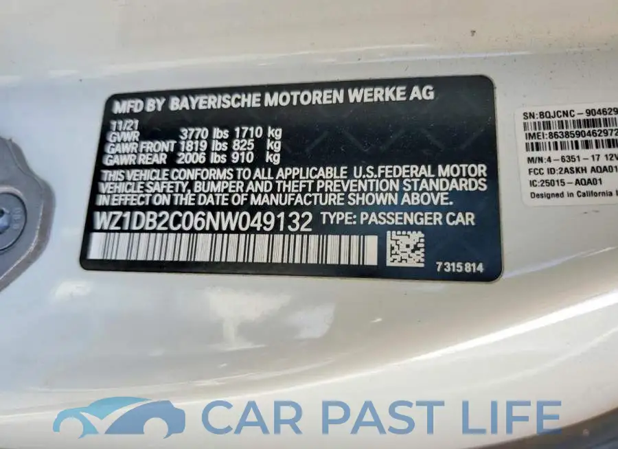 WZ1DB2C06NW049132# 13