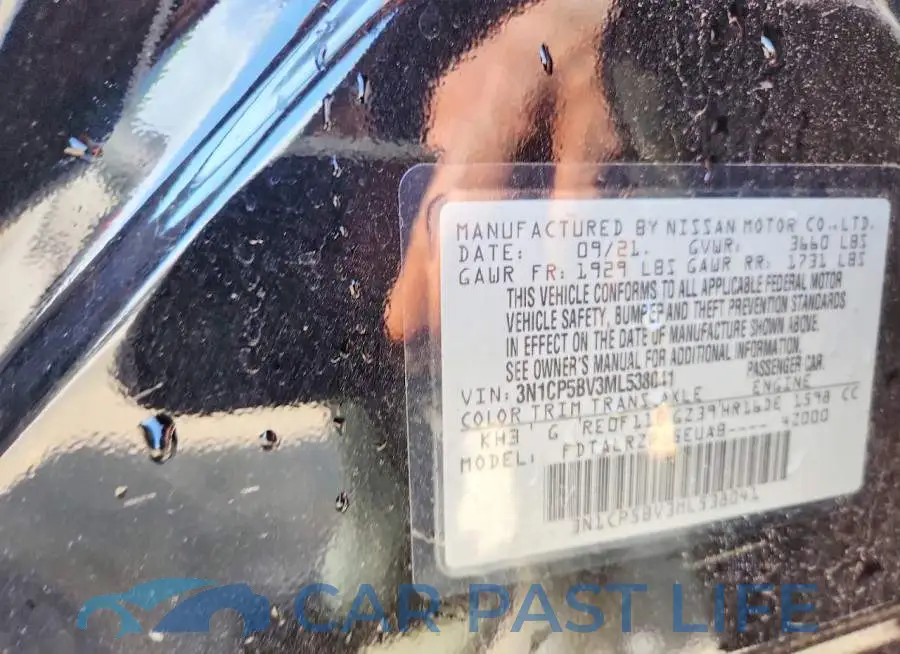 3N1CP5BV3ML538041# 13