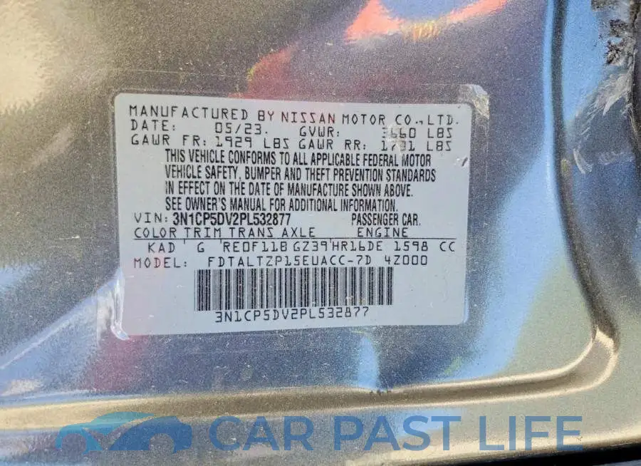 3N1CP5DV2PL532877# 12