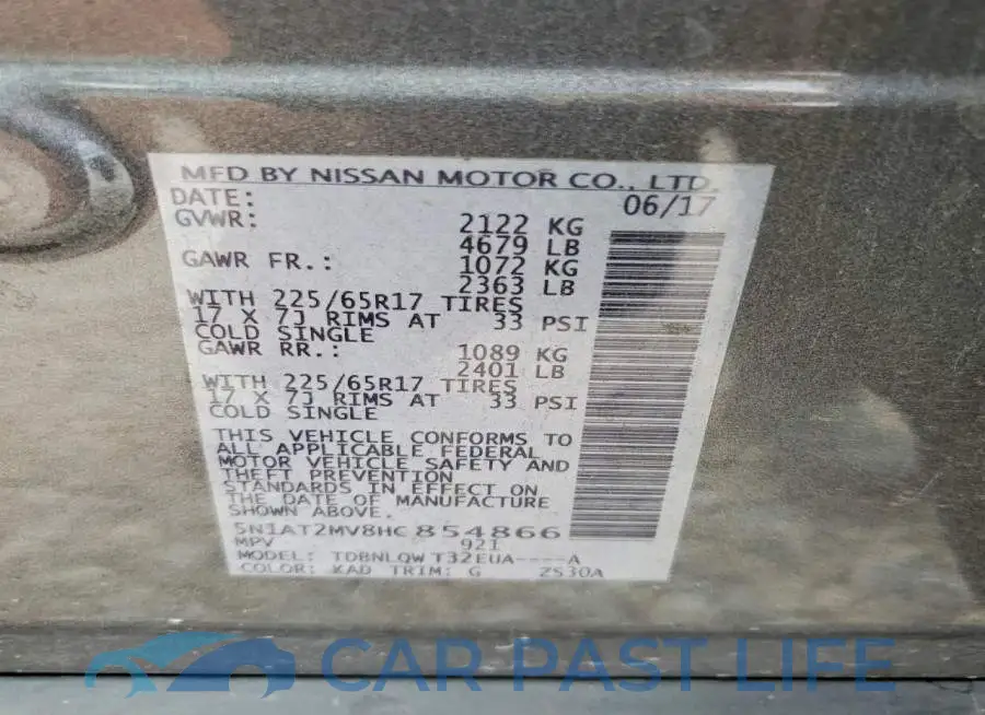5N1AT2MV8HC854866# 14