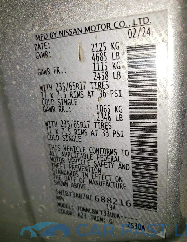 5N1BT3AB7RC688216# 13