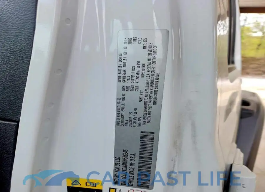 1C4HJXDN8MW566246# 12
