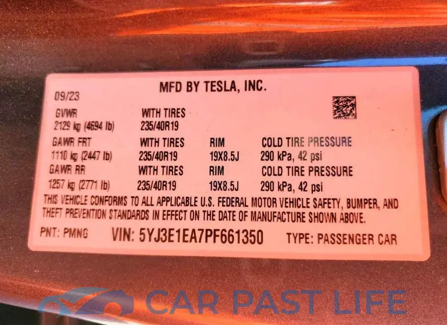 5YJ3E1EA7PF661350# 12