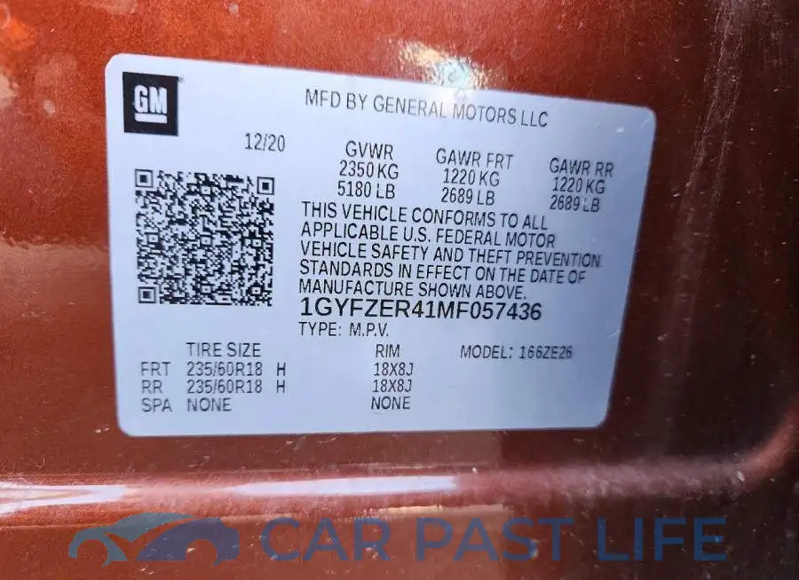 1GYFZER41MF057436# 12