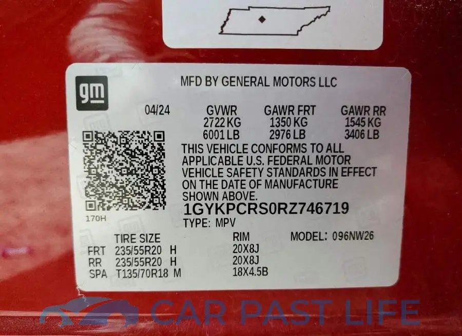 1GYKPCRS0RZ746719# 13