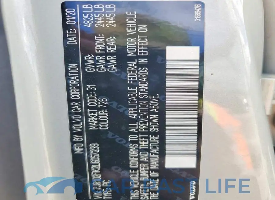 7JR102FK2LG057239# 12