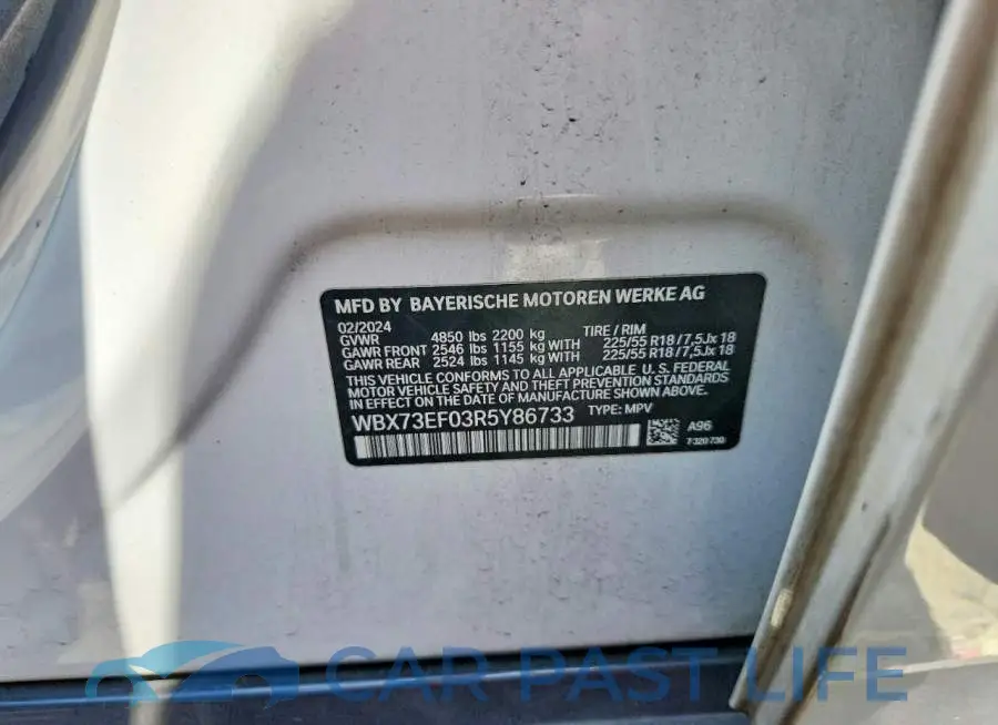 WBX73EF03R5Y86733# 12