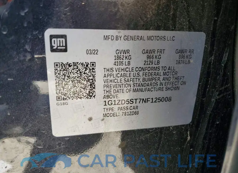 1G1ZD5ST7NF125008# 12