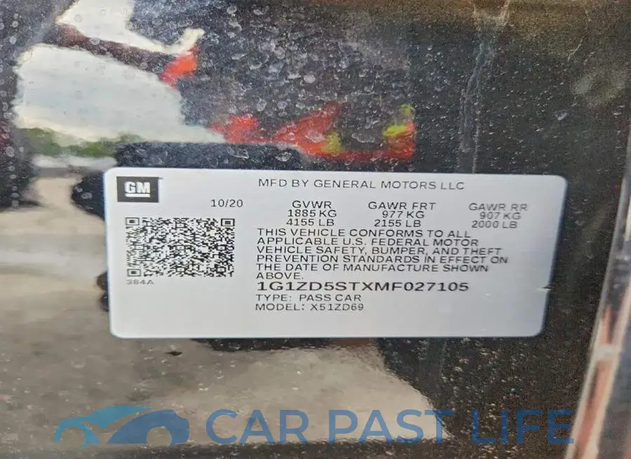 1G1ZD5STXMF027105# 12