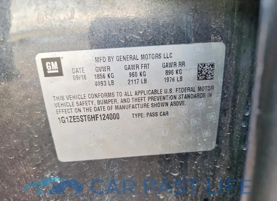 1G1ZE5ST6HF124000# 12