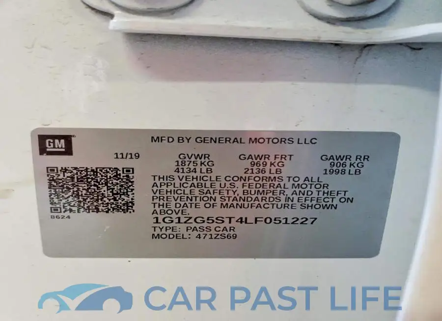 1G1ZG5ST4LF051227# 12