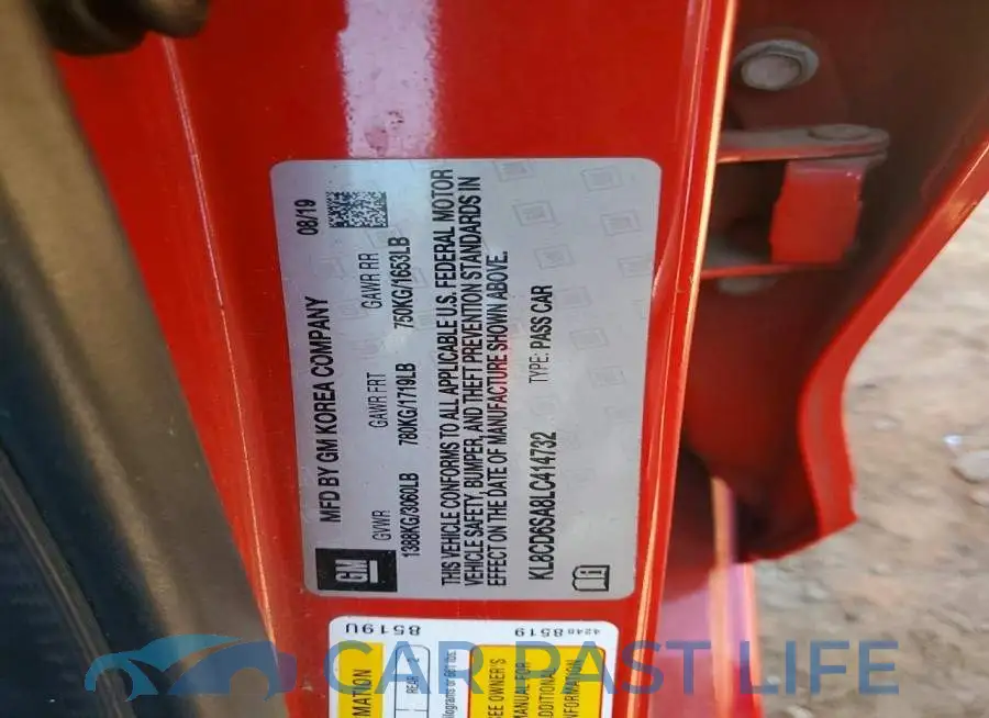 KL8CD6SA8LC414732# 12