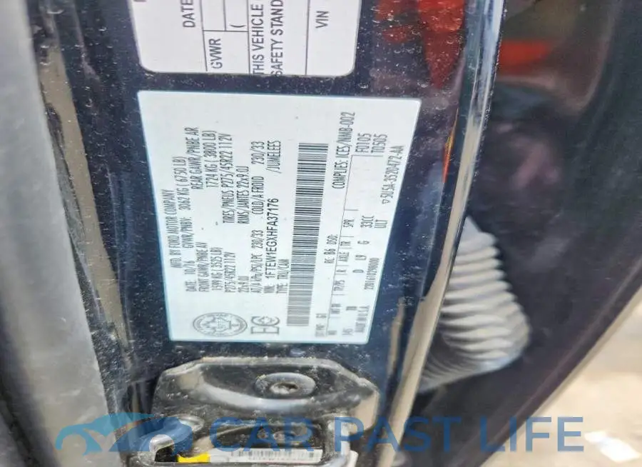 1FTEW1EGXHFA37176# 13