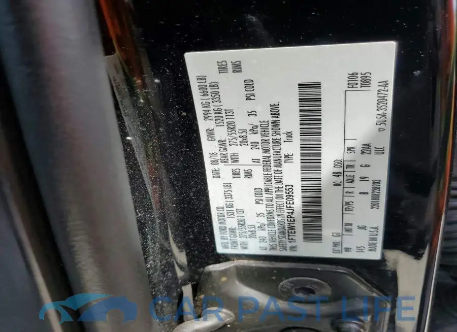 1FTEW1EP4JFE09553# 12