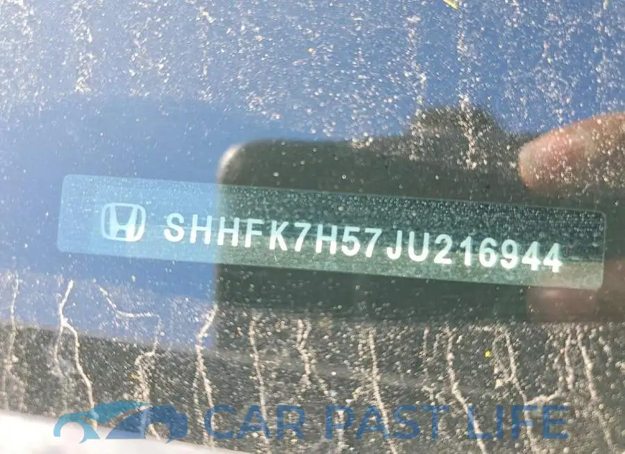 SHHFK7H57JU216944# 13