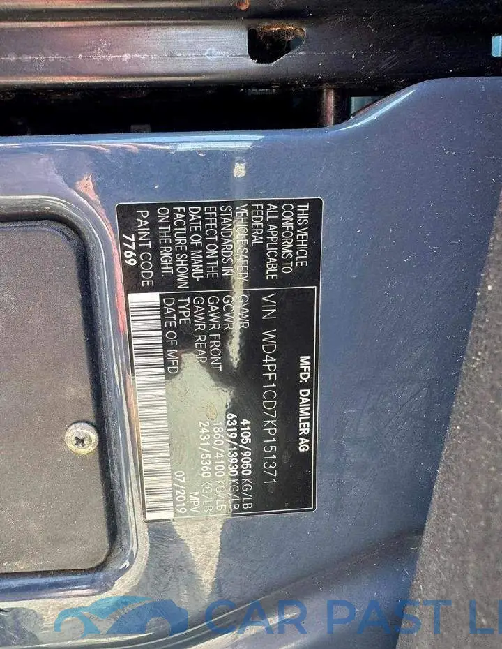 WD4PF1CD7KP151371# 10