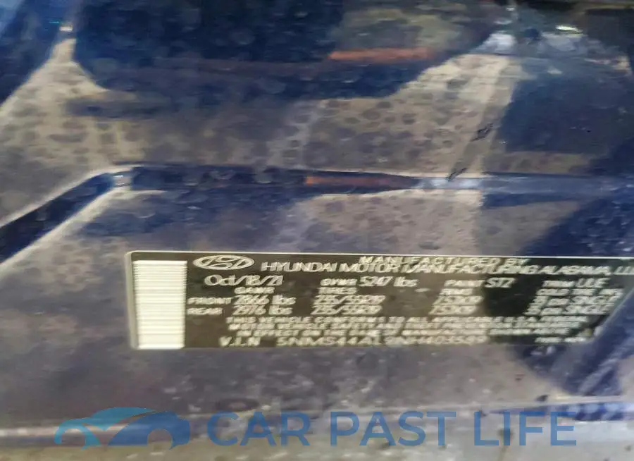 5NMS44AL9NH403589# 13