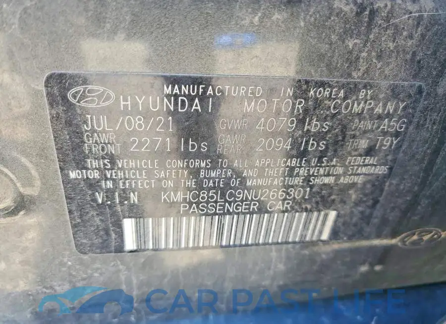 KMHC85LC9NU266301# 12