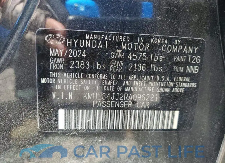 KMHL34JJ2RA096221# 12