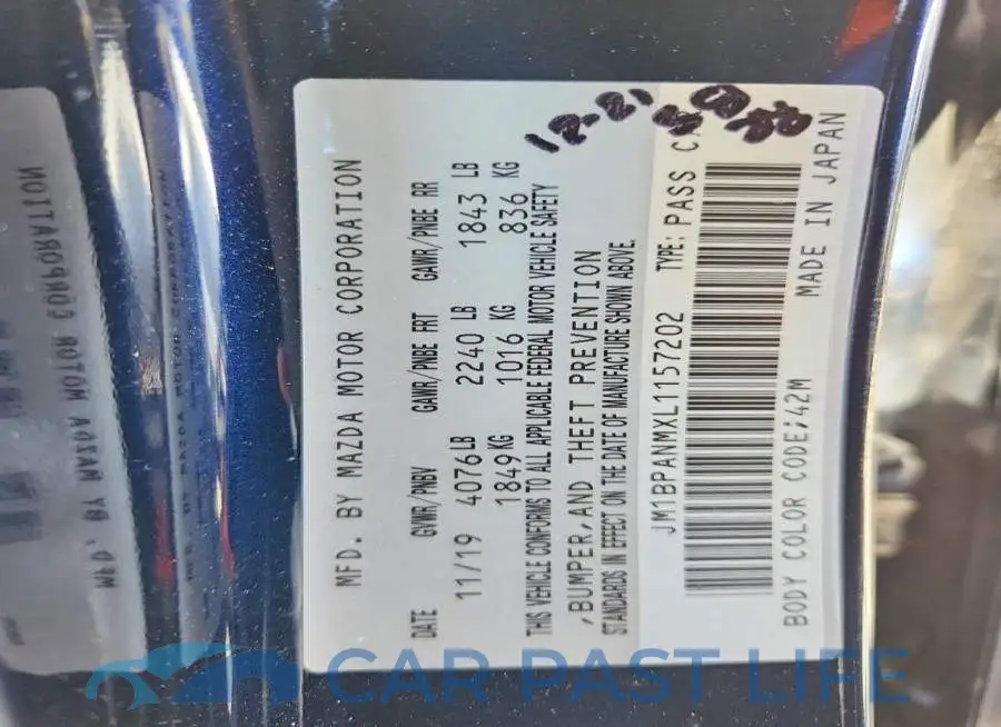 JM1BPANMXL1157202# 12