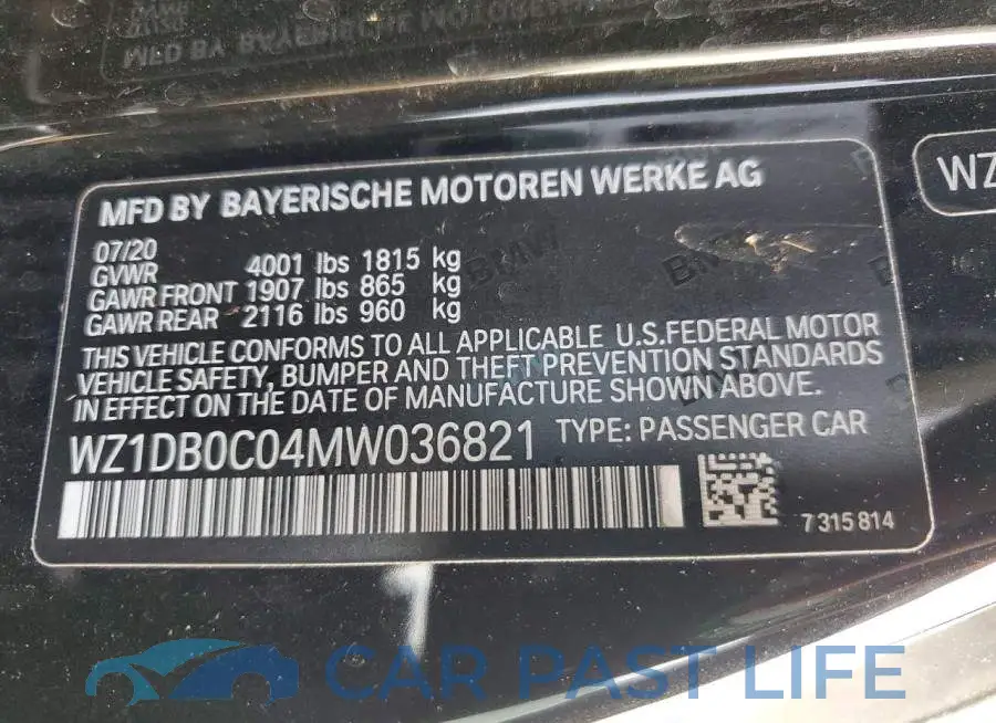 WZ1DB0C04MW036821# 13
