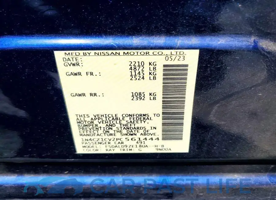 1N4CZ1CV2PC561444# 13