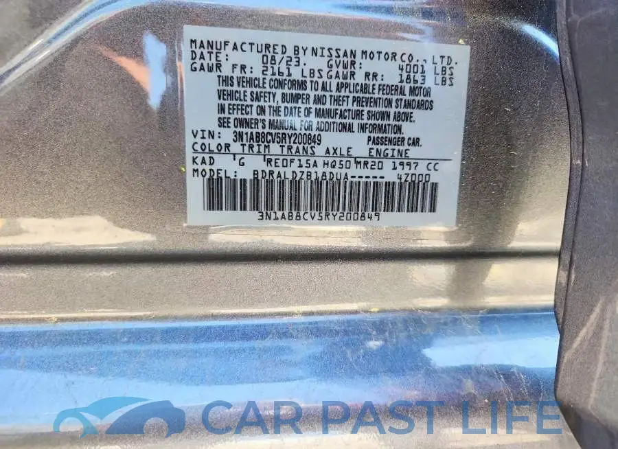 3N1AB8CV5RY200849# 12