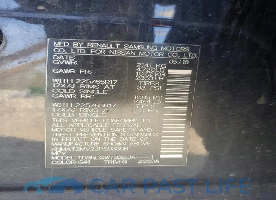 KNMAT2MV2JP593396# 13