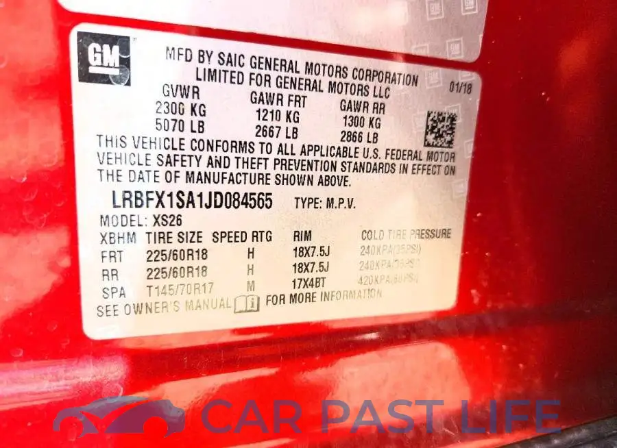 LRBFX1SA1JD084565# 12