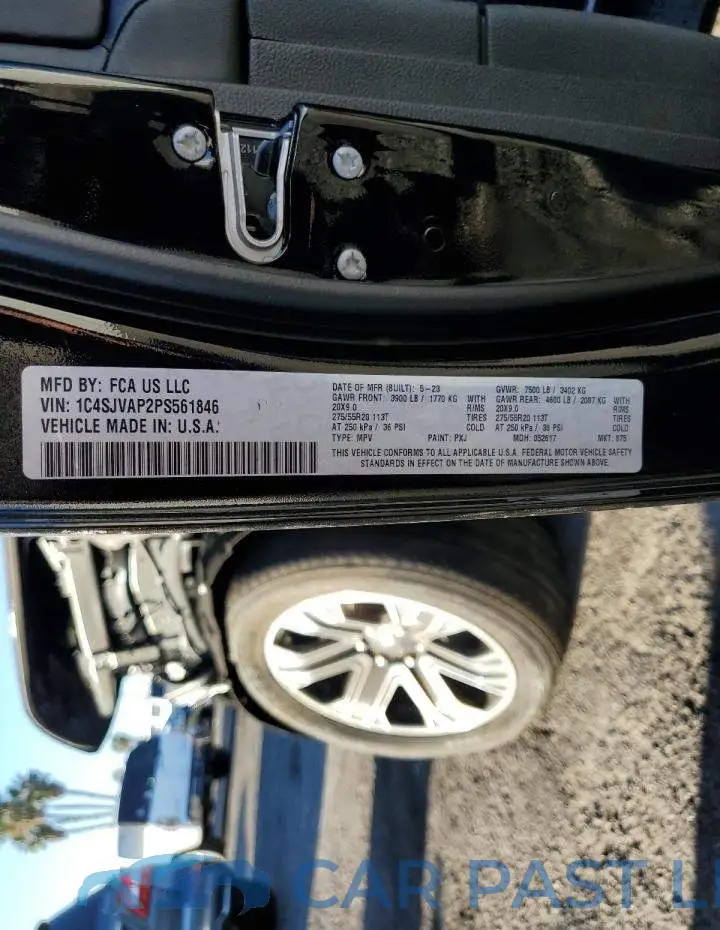 1C4SJVAP2PS561846# 14