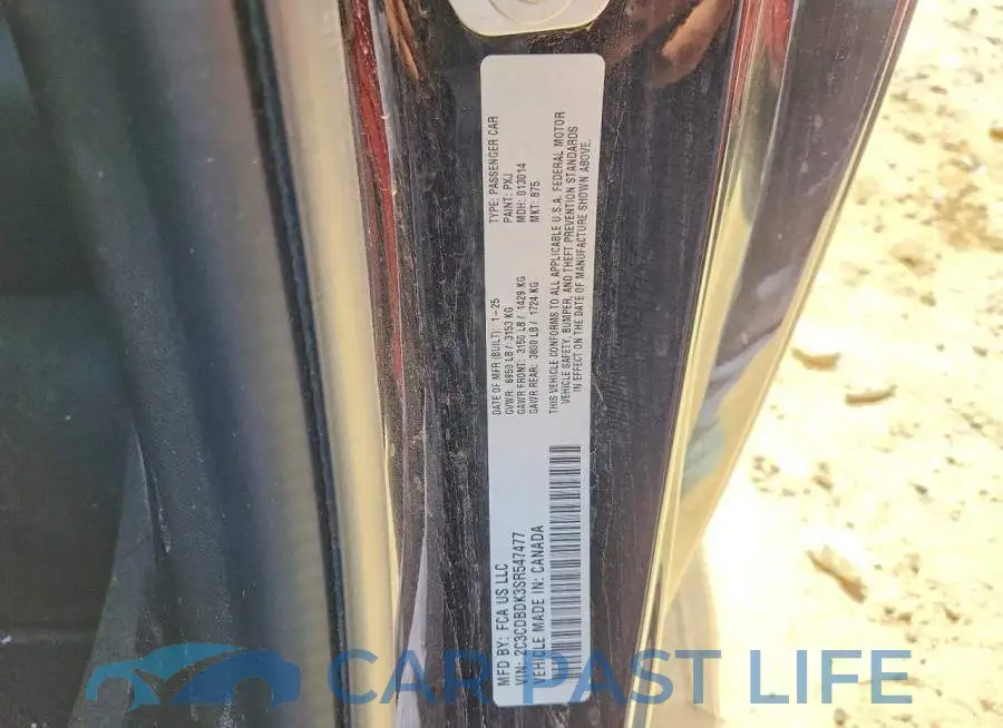 2C3CDBDK3SR547477# 12