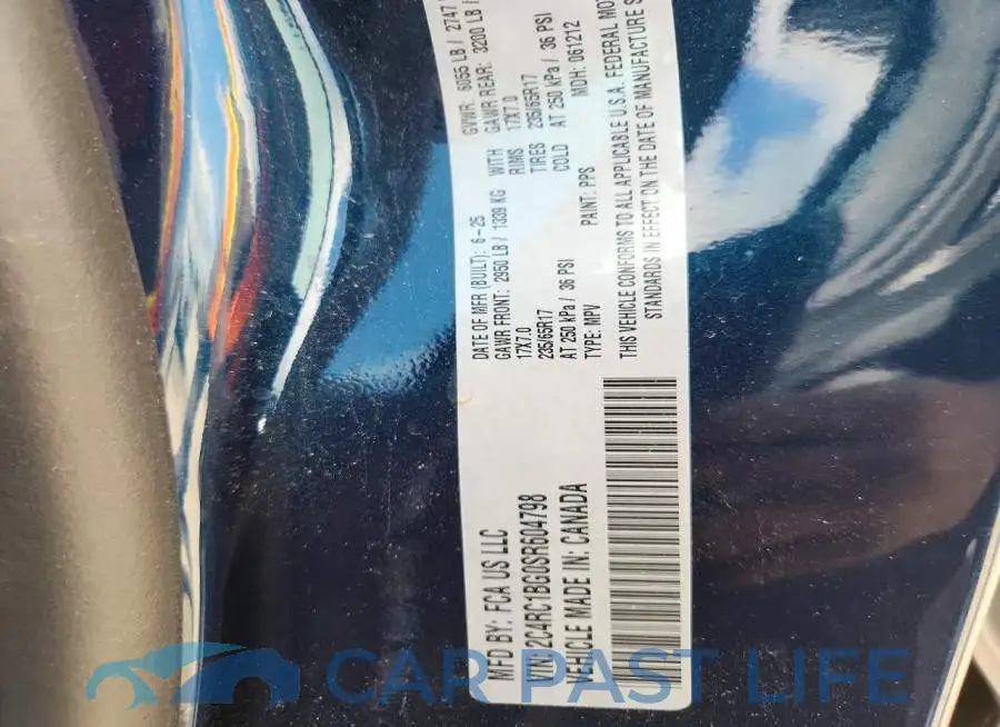 2C4RC1BG0SR604798# 13