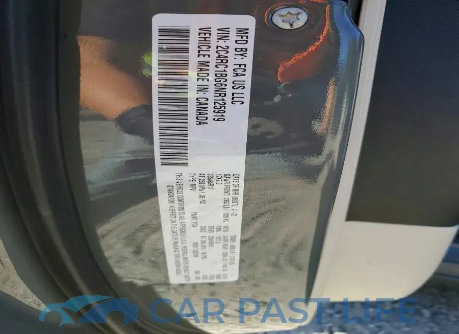2C4RC1BG6NR125919# 13