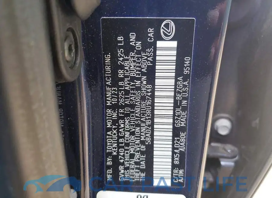 58ADZ1B13RU167448# 13