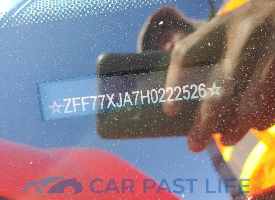 ZFF77XJA7H0222526# 12