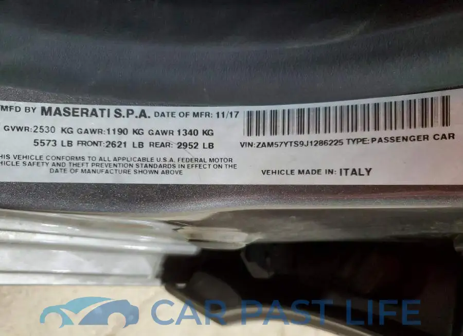 ZAM57YTS9J1286225# 12